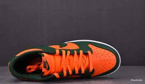 DD1391-300 Low Dunk Hurricanes Miami Nike 0706